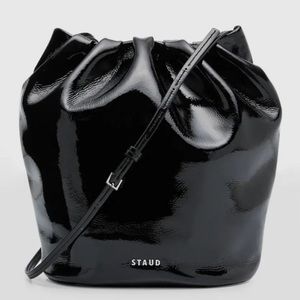 Brand new never worn Staud patent leather bag